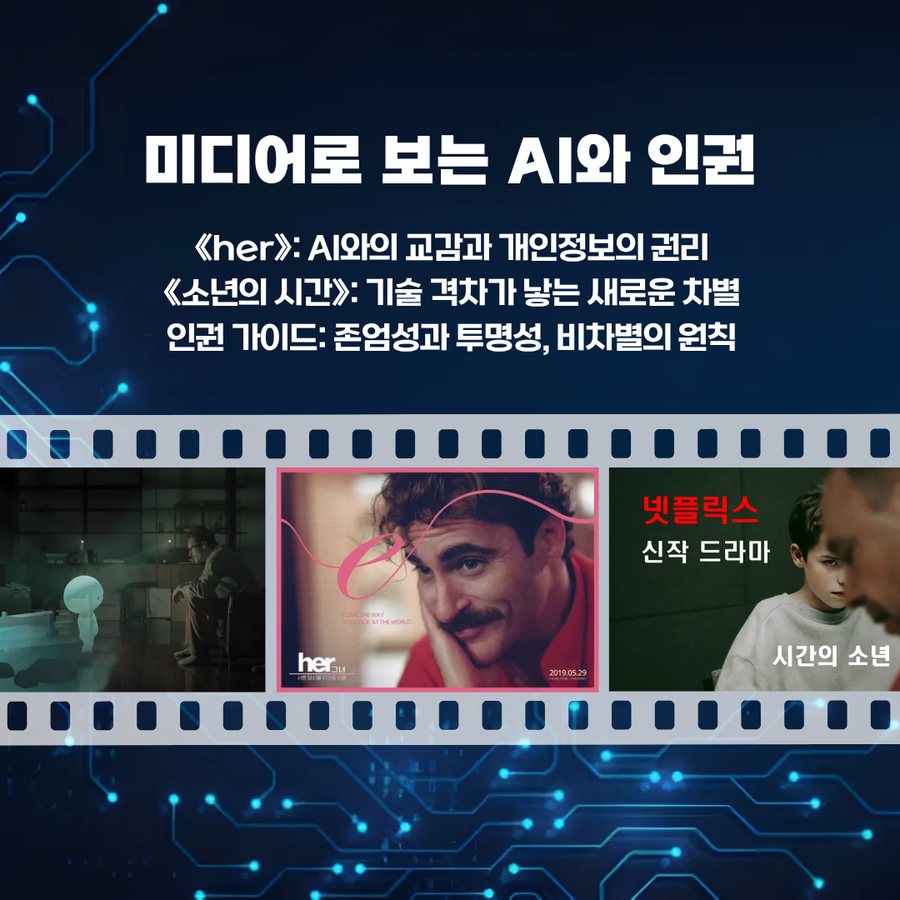 기술과 인간의 공존, AI 인권 카드뉴스 3